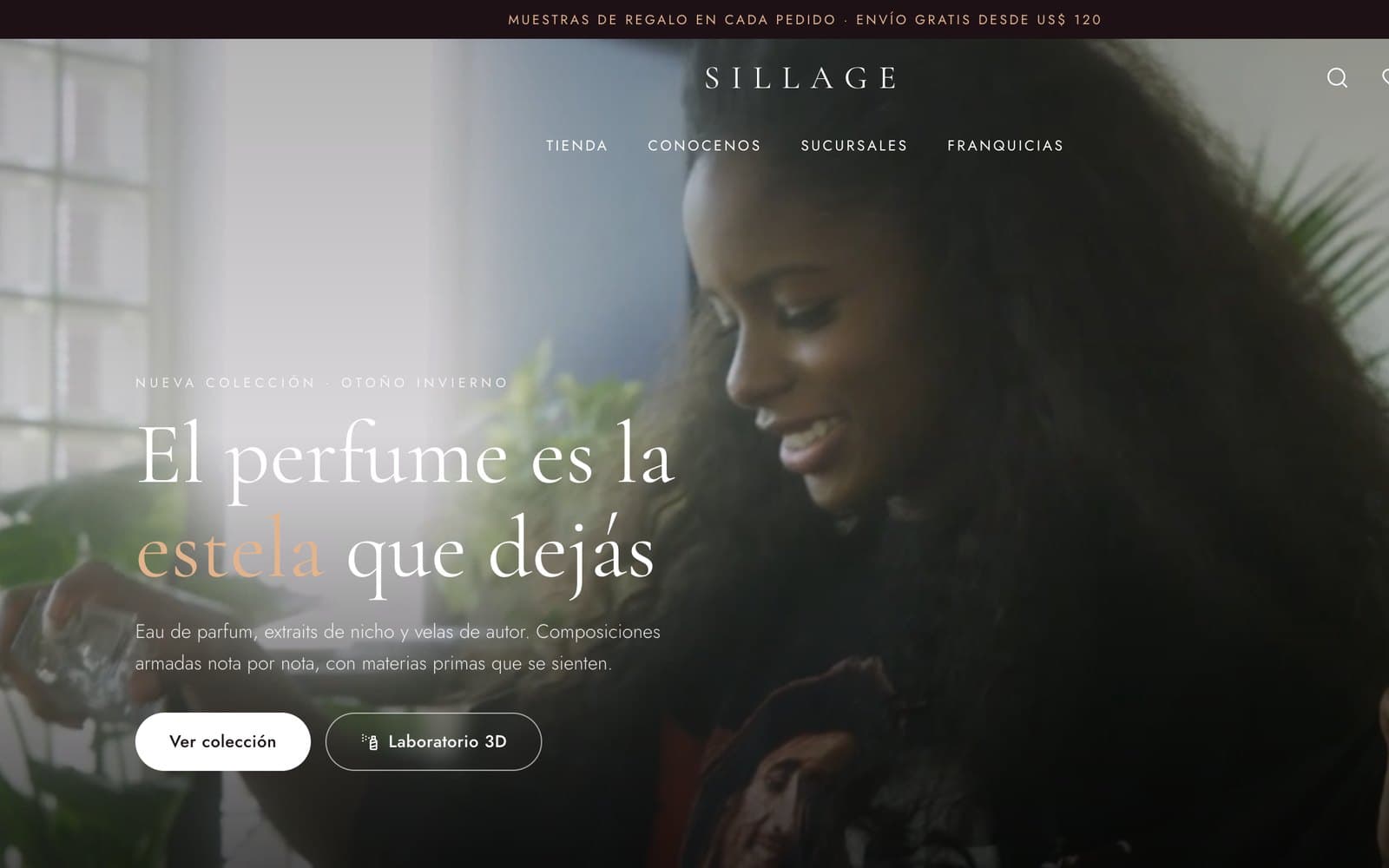 Captura del proyecto Sillage
